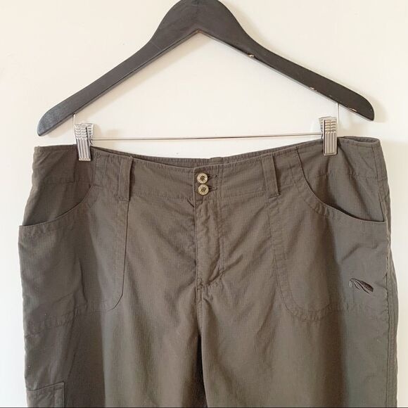 Marika Dark Gray Adventure Athlectic Capri Pants - Picture 3 of 6